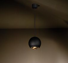 Berrier hanglamp 1100Lm 2700K zwart met zwart snoer 