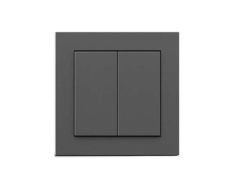 Gira Casambi schakelaar E2 2-kanaals zwart mat