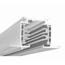 Spanningsrail 3-fase inbouw 1M (1000mm) wit