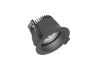 Fluxe 75 downlight HV-FD 230V 40 600Lm 2700K draadveer triac mat zwart