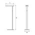 Vertica led vloerarmatuur 6900Lm 4000K aluminium